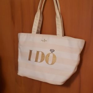 Kate Spade "I do" " I did" Wedding Tote!